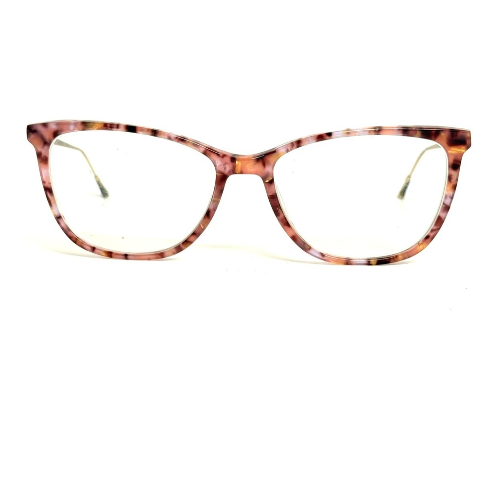 Christian Siriano Lucia Eyeglasses Pink Tortoise Gold Cat Eye Frames 55-17-143
